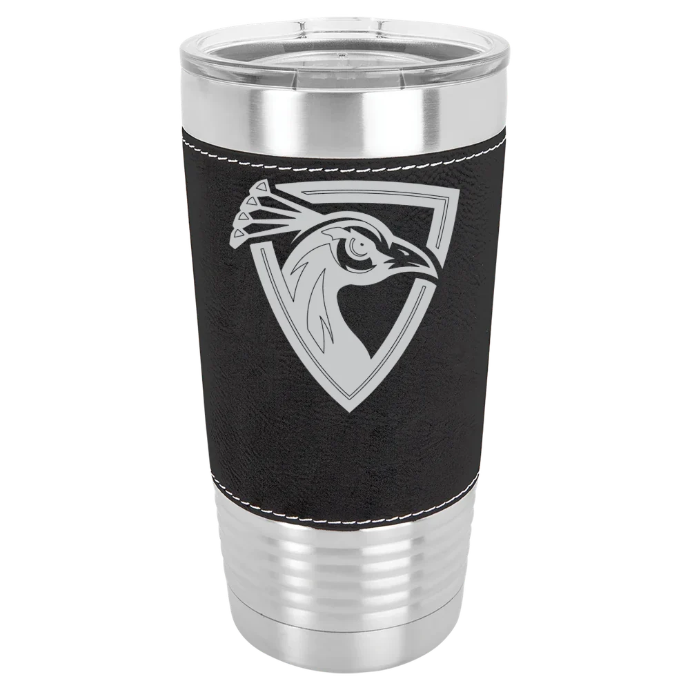 Upper Iowa University Polar Camel 20 oz. Leatherette Grip Tumbler with Standard Lid
