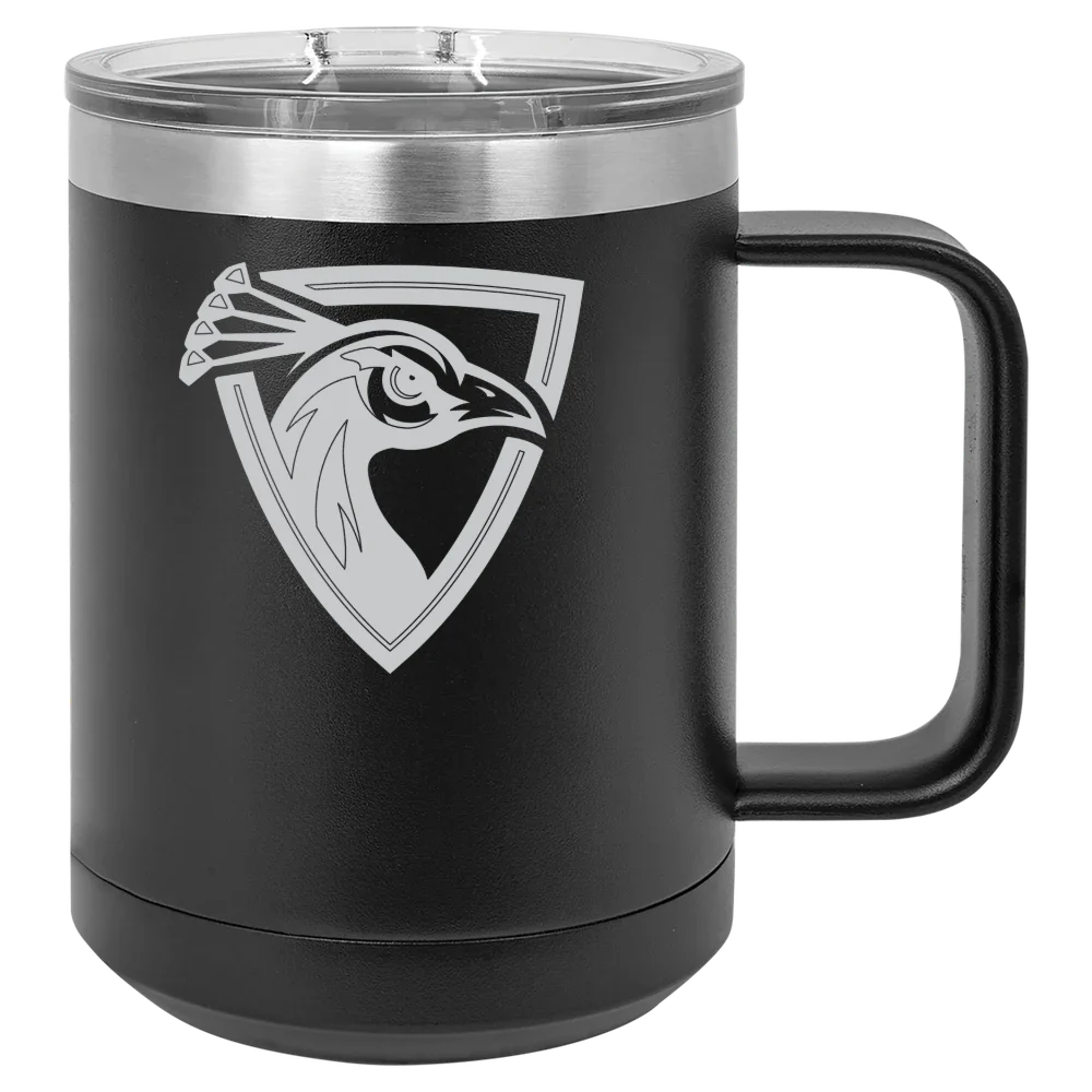 Upper Iowa University Polar Camel 15 oz. Mug with Slider Lid
