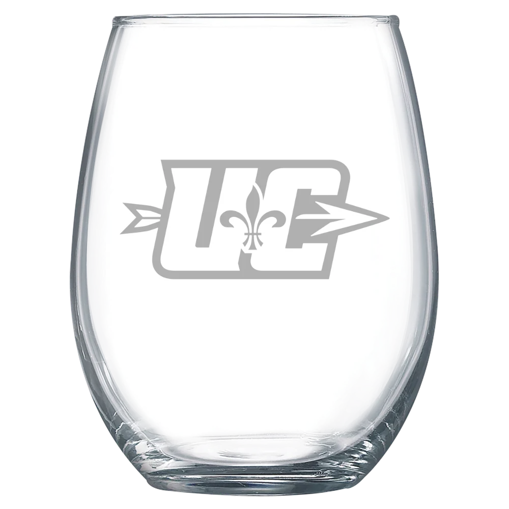Ursuline College Polar Camel 15 oz. Stemless Wine Glass