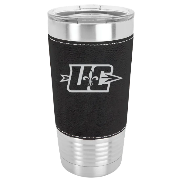 Ursuline College Polar Camel 20 oz. Leatherette Grip Tumbler with Standard Lid