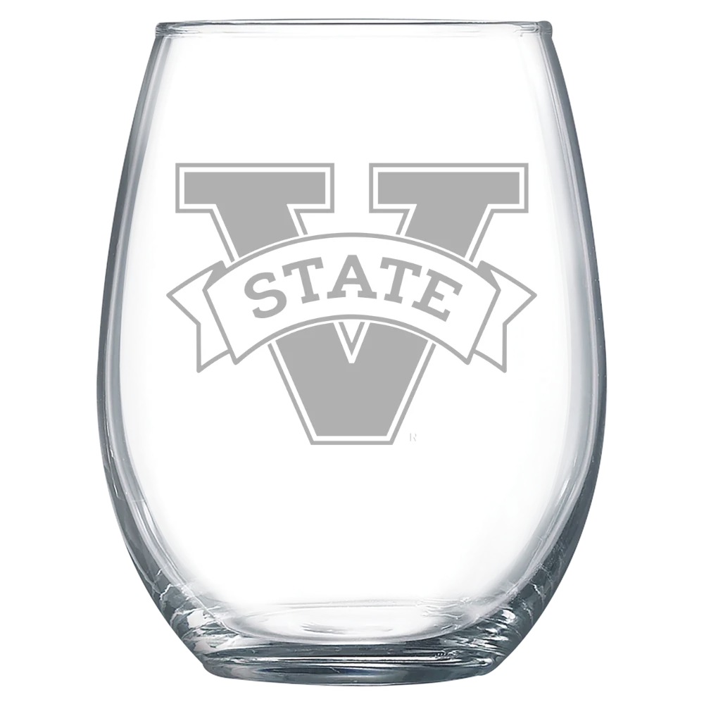Valdosta State University Polar Camel 15 oz. Stemless Wine Glass