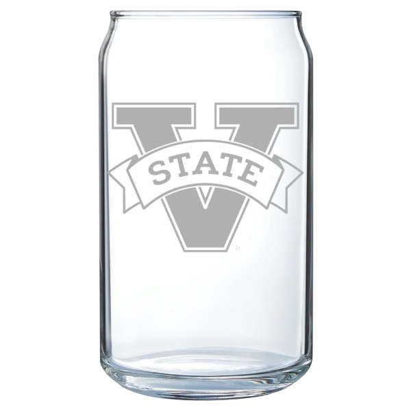 Valdosta State University Polar Camel 16 oz. Can Glass