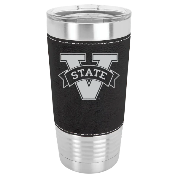 Valdosta State University Polar Camel 20 oz. Leatherette Grip Tumbler with Standard Lid