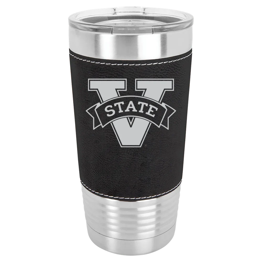 Valdosta State University Polar Camel 20 oz. Leatherette Grip Tumbler with Standard Lid