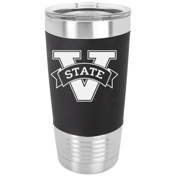 Valdosta State University Polar Camel 20 oz. Silicone Grip Tumbler with Standard Lid