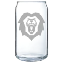 Vanguard University Polar Camel 16 oz. Can Glass