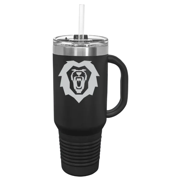 Vanguard University Polar Camel 40 oz. Travel Mug with Snap Lid & Straw