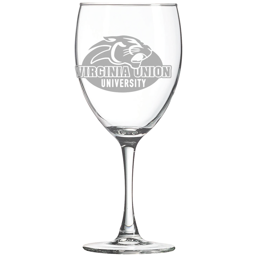 Virginia Union University Polar Camel 10 1/2 oz. Wine Glass