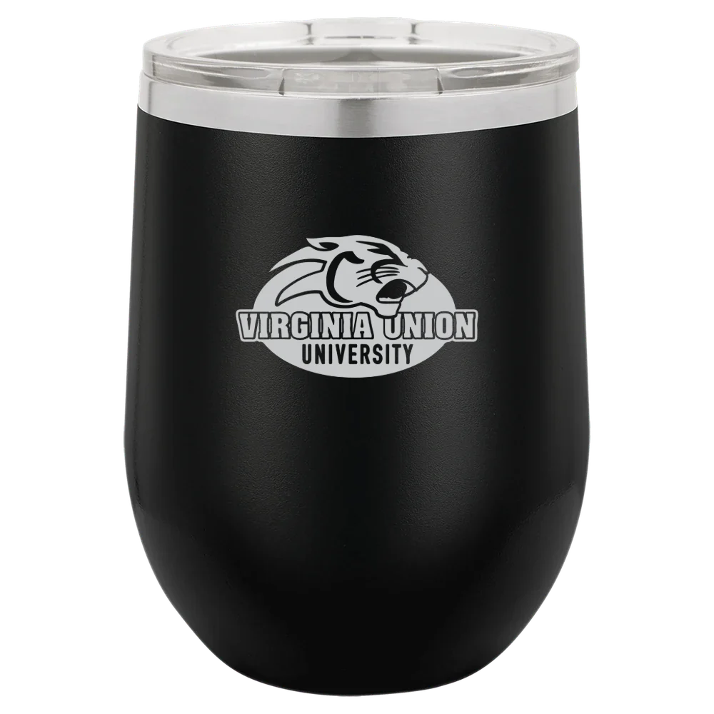 Virginia Union University Polar Camel 12 oz. Stemless Wine Tumbler