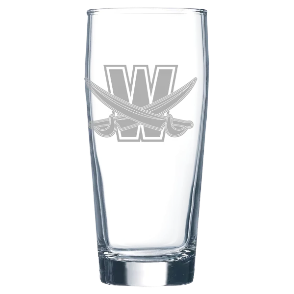 Walsh University Polar Camel 16 oz. Willi Becher Beer Glass