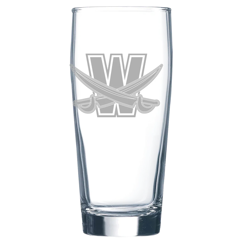 Walsh University Polar Camel 16 oz. Willi Becher Beer Glass