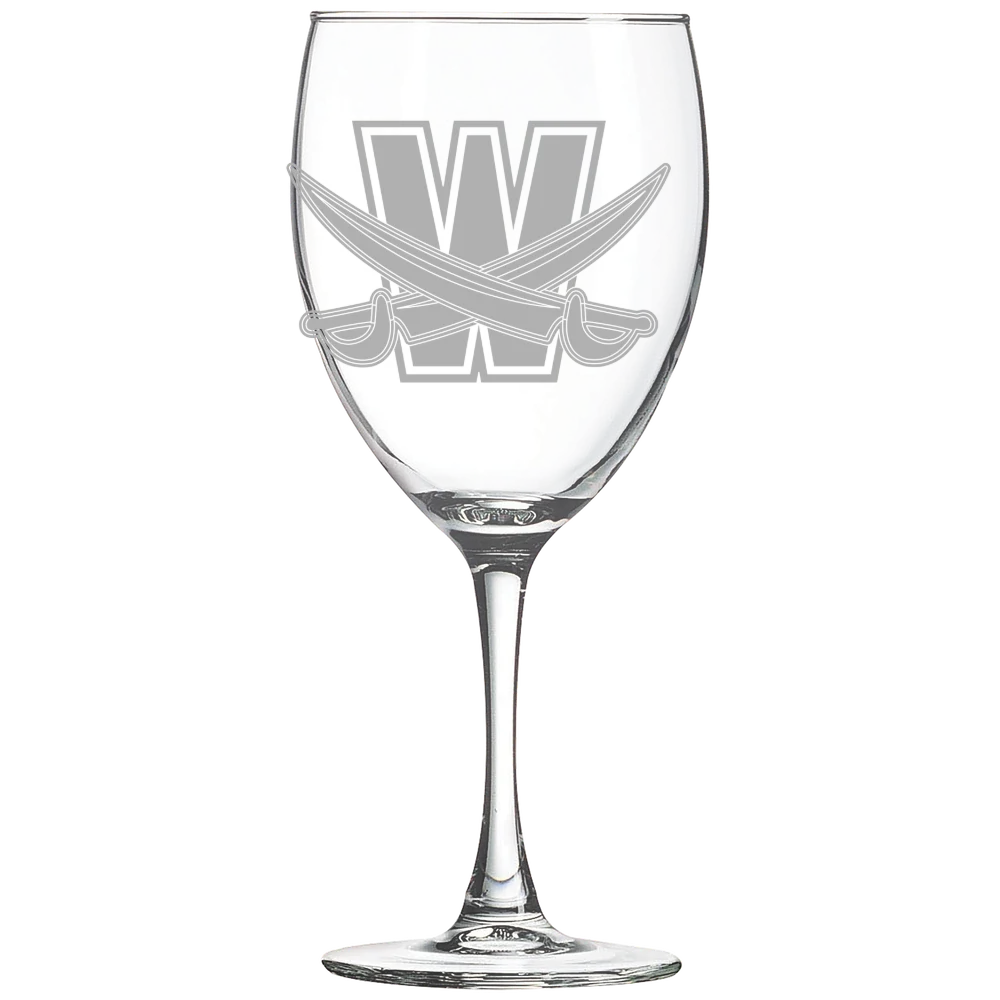 Walsh University Polar Camel 10 1/2 oz. Wine Glass