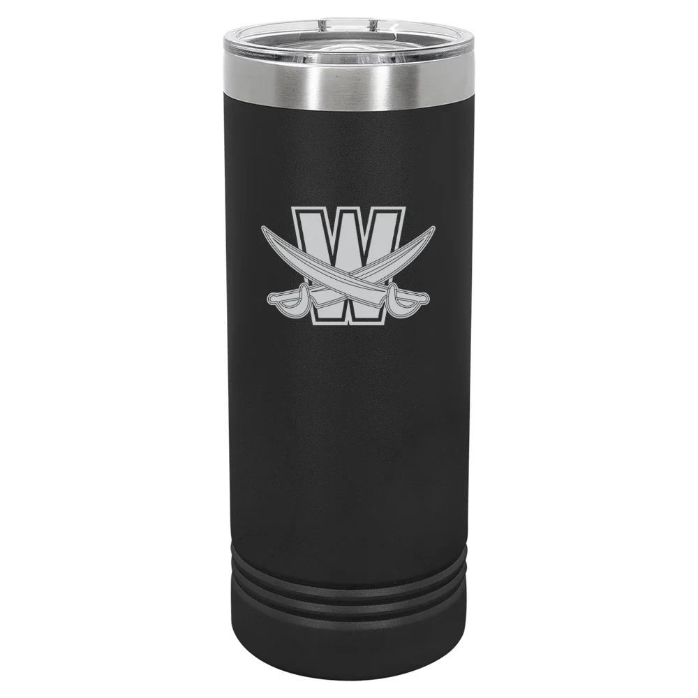 Walsh University Polar Camel 22 oz. Skinny Tumbler with Slider Lid