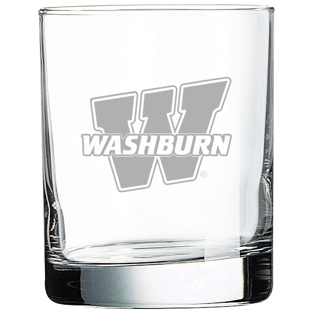 Washburn University Polar Camel 10 1/2 oz. On The Rocks Glass
