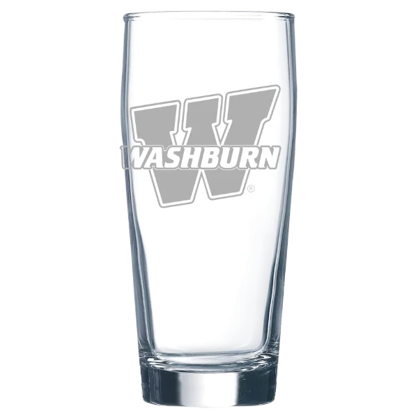 Washburn University Polar Camel 16 oz. Willi Becher Beer Glass