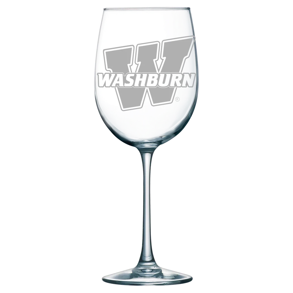 Washburn University Polar Camel 19 oz. Wine Glass