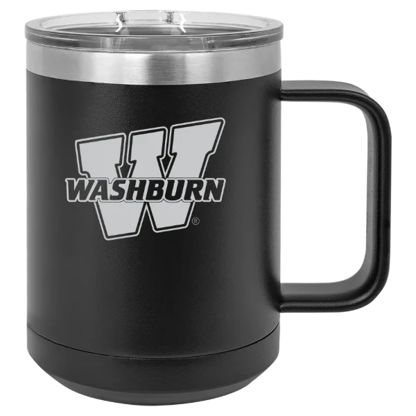 Washburn University Polar Camel 15 oz. Mug with Slider Lid