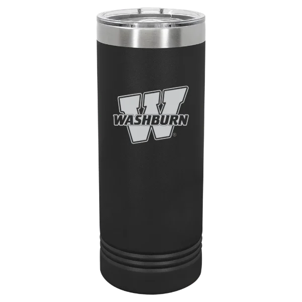 Washburn University Polar Camel 22 oz. Skinny Tumbler with Slider Lid