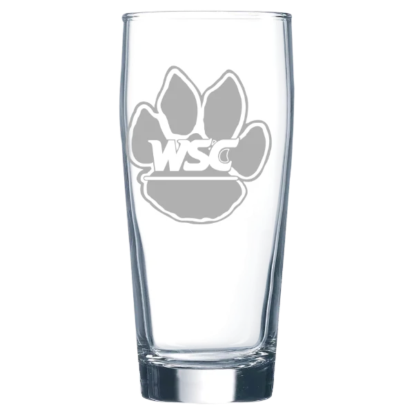 Wayne State College (Nebraska) Polar Camel 16 oz. Willi Becher Beer Glass