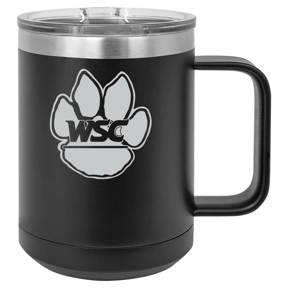 Wayne State College (Nebraska) Polar Camel 15 oz. Mug with Slider Lid