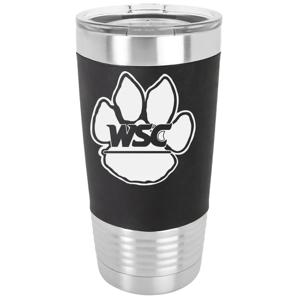 Wayne State College (Nebraska) Polar Camel 20 oz. Silicone Grip Tumbler with Standard Lid