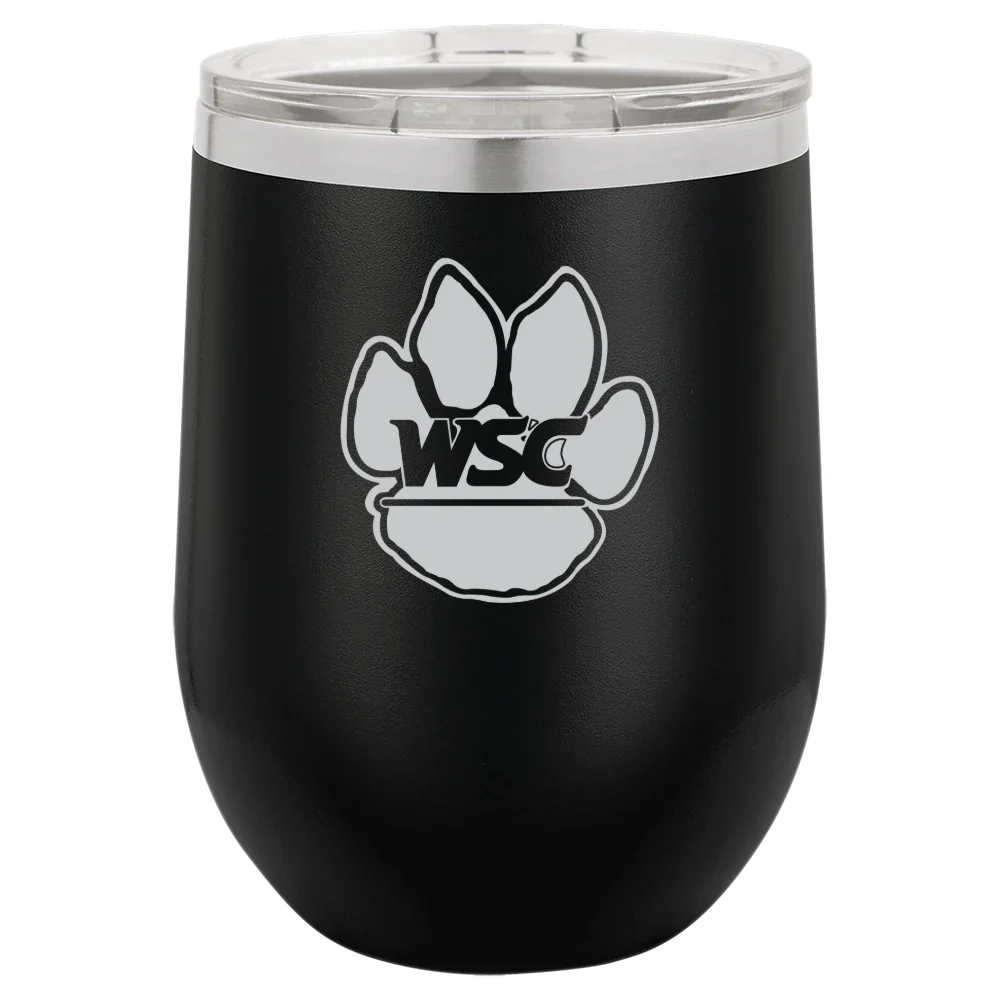 Wayne State College (Nebraska) Polar Camel 12 oz. Stemless Wine Tumbler