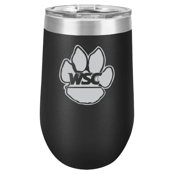 Wayne State College (Nebraska) Polar Camel 16 oz. Stemless Wine Tumbler