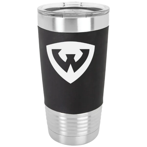 Wayne State University (Michigan) Polar Camel 20 oz. Silicone Grip Tumbler with Standard Lid