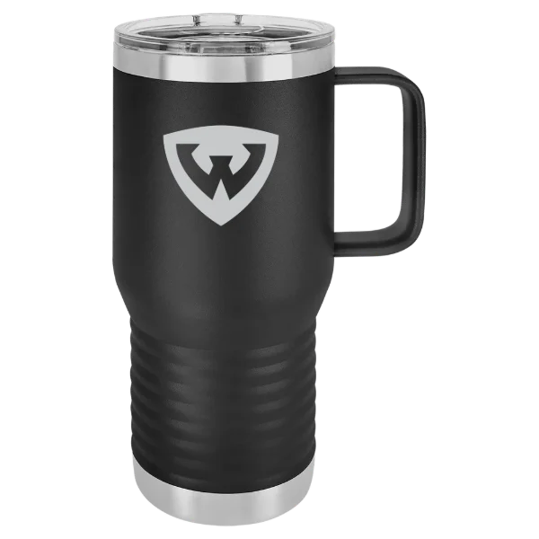 Wayne State University (Michigan) Polar Camel 20 oz. Travel Mug with Slider Lid