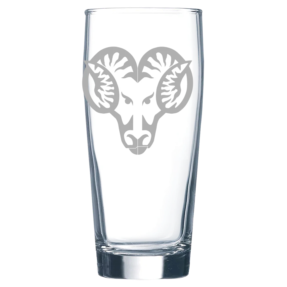 West Chester University of Pennsylvania Polar Camel 16 oz. Willi Becher Beer Glass