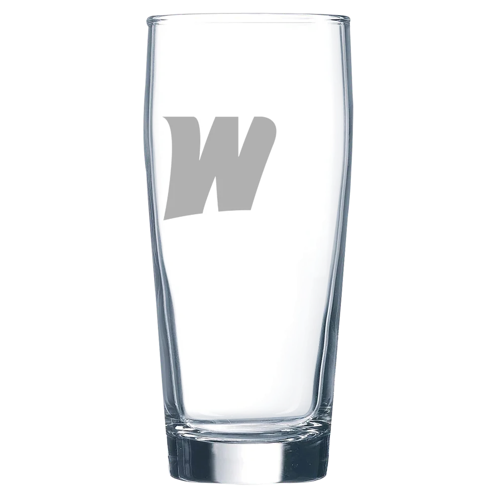 West Liberty University Polar Camel 16 oz. Willi Becher Beer Glass