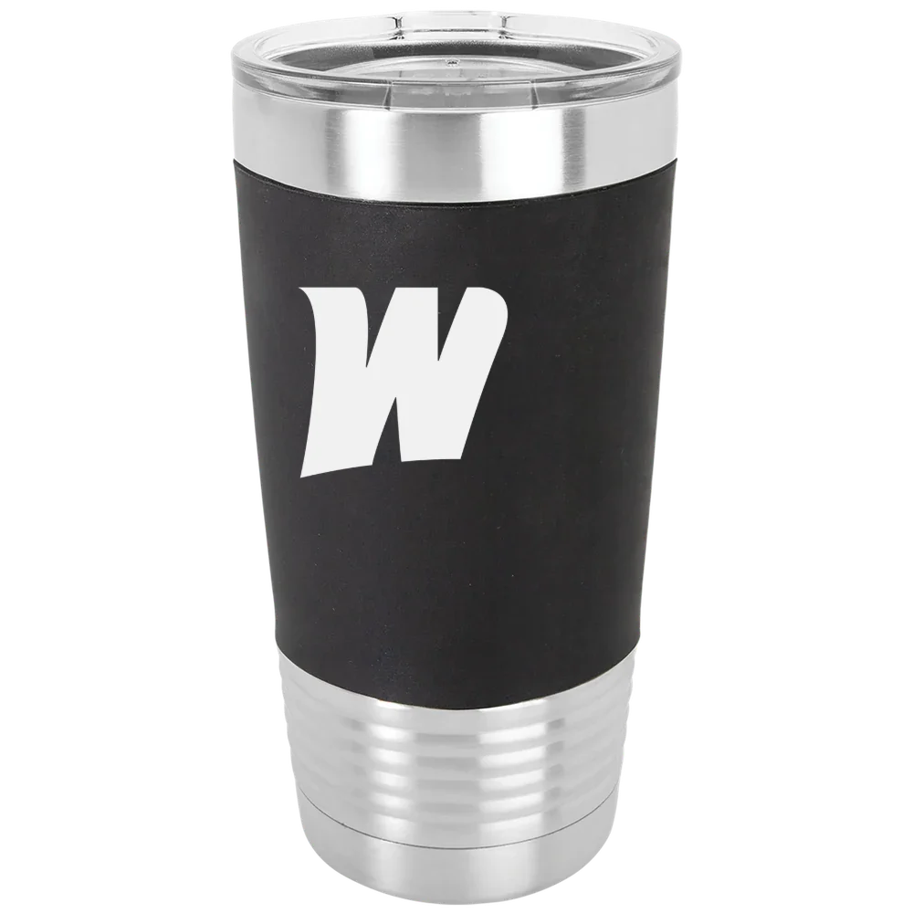 West Liberty University Polar Camel 20 oz. Silicone Grip Tumbler with Standard Lid