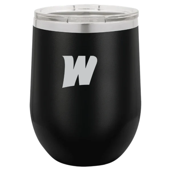 West Liberty University Polar Camel 12 oz. Stemless Wine Tumbler