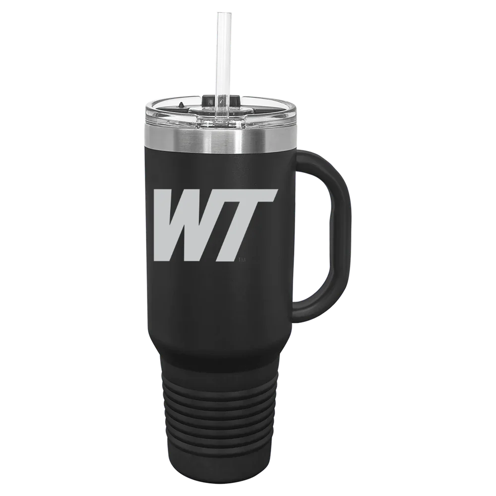 West Texas A&M University Polar Camel 40 oz. Travel Mug with Snap Lid & Straw