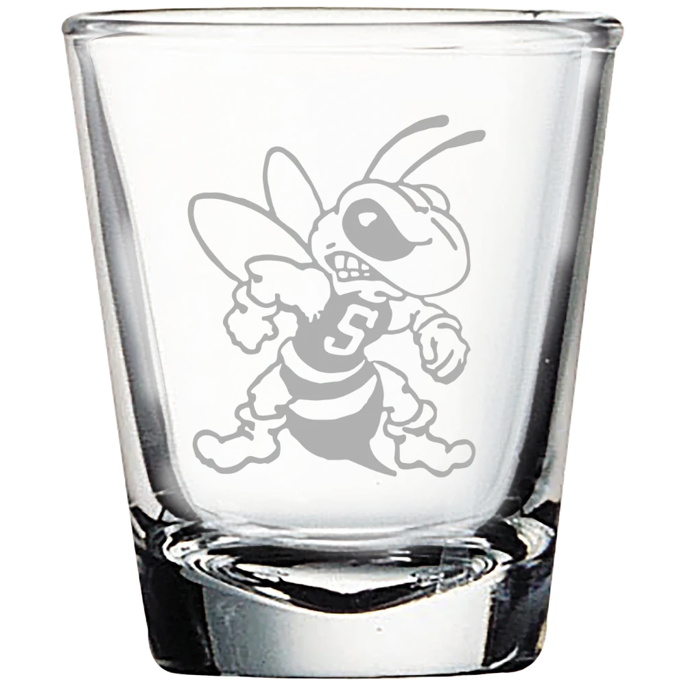 West Virginia State University Polar Camel 1.7 oz. Shot Glass