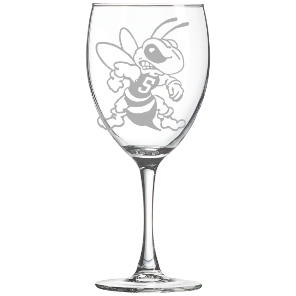 West Virginia State University Polar Camel 10 1/2 oz. Wine Glass