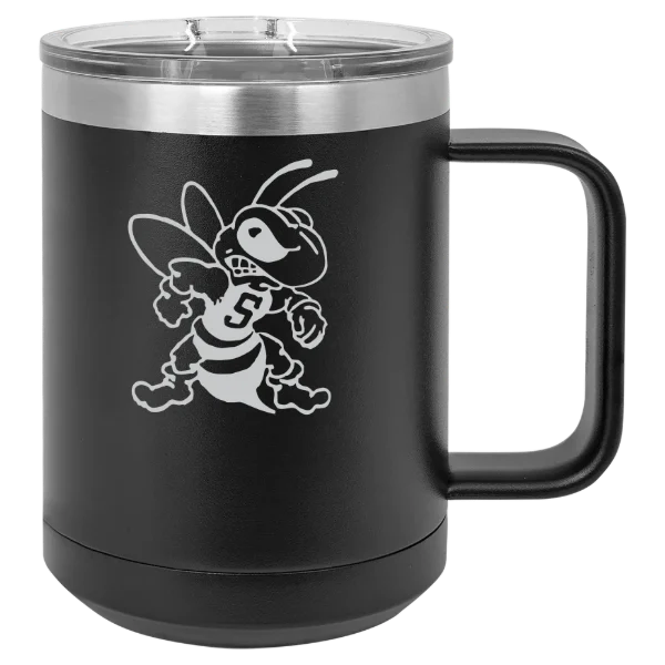West Virginia State University Polar Camel 15 oz. Mug with Slider Lid