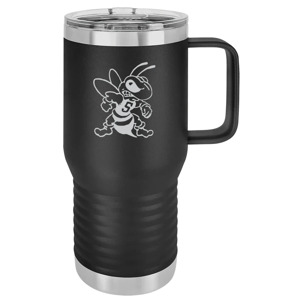 West Virginia State University Polar Camel 20 oz. Travel Mug with Slider Lid