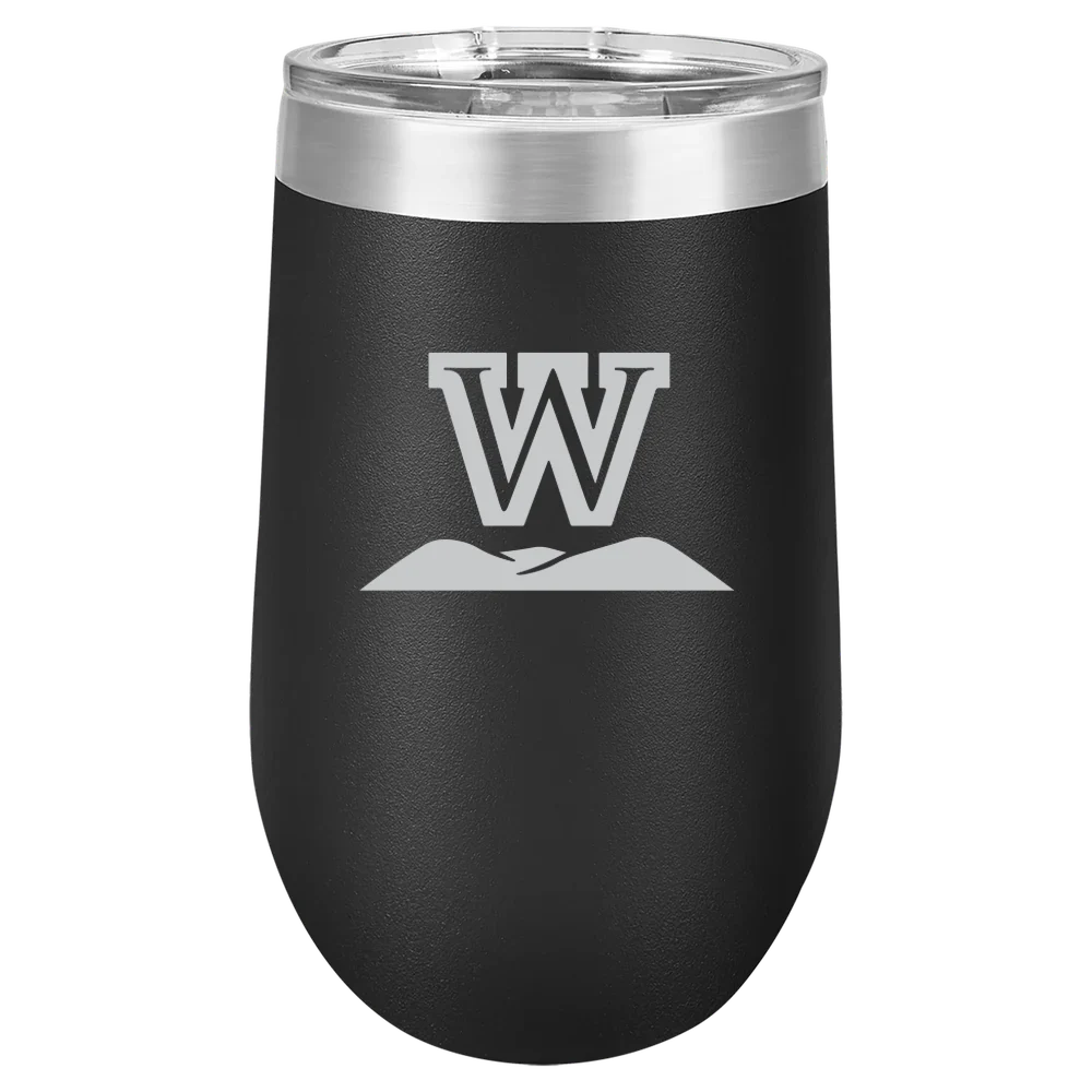 West Virginia Wesleyan College Polar Camel 16 oz. Stemless Wine Tumbler