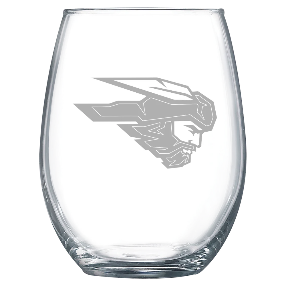 Western Colorado University Polar Camel 15 oz. Stemless Wine Glass