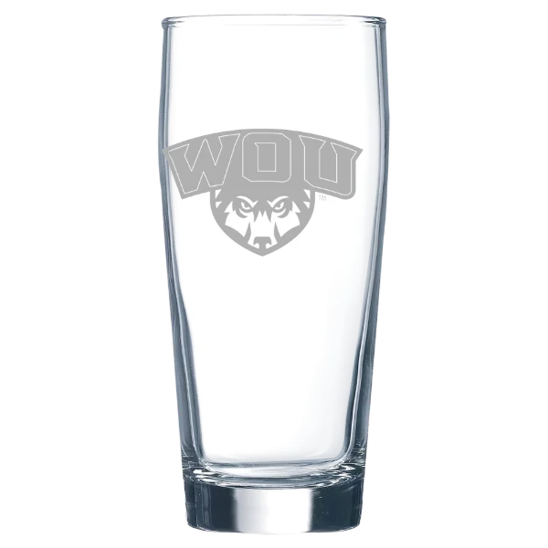 Western Oregon University Polar Camel 16 oz. Willi Becher Beer Glass