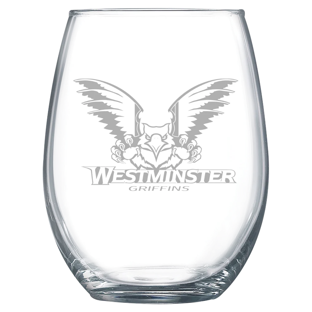 Westminster University (Utah) Polar Camel 15 oz. Stemless Wine Glass