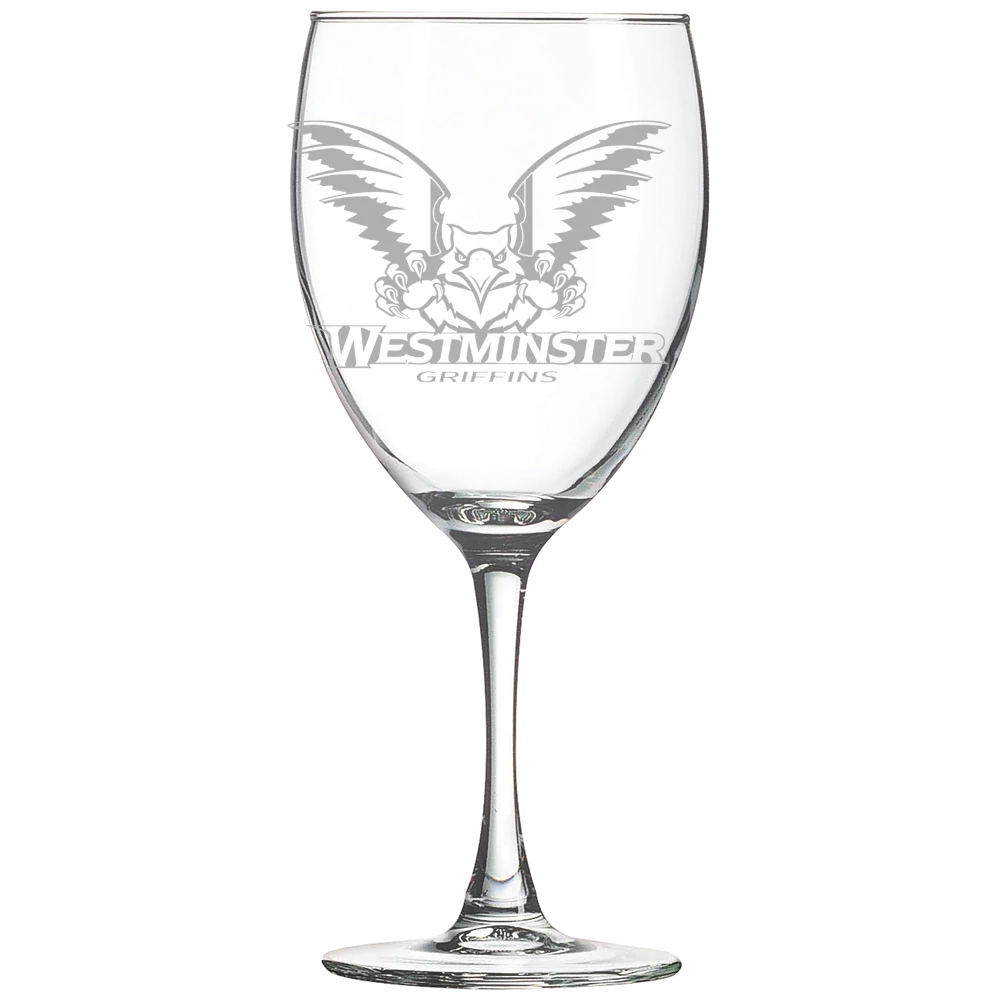 Westminster University (Utah) Polar Camel 10 1/2 oz. Wine Glass