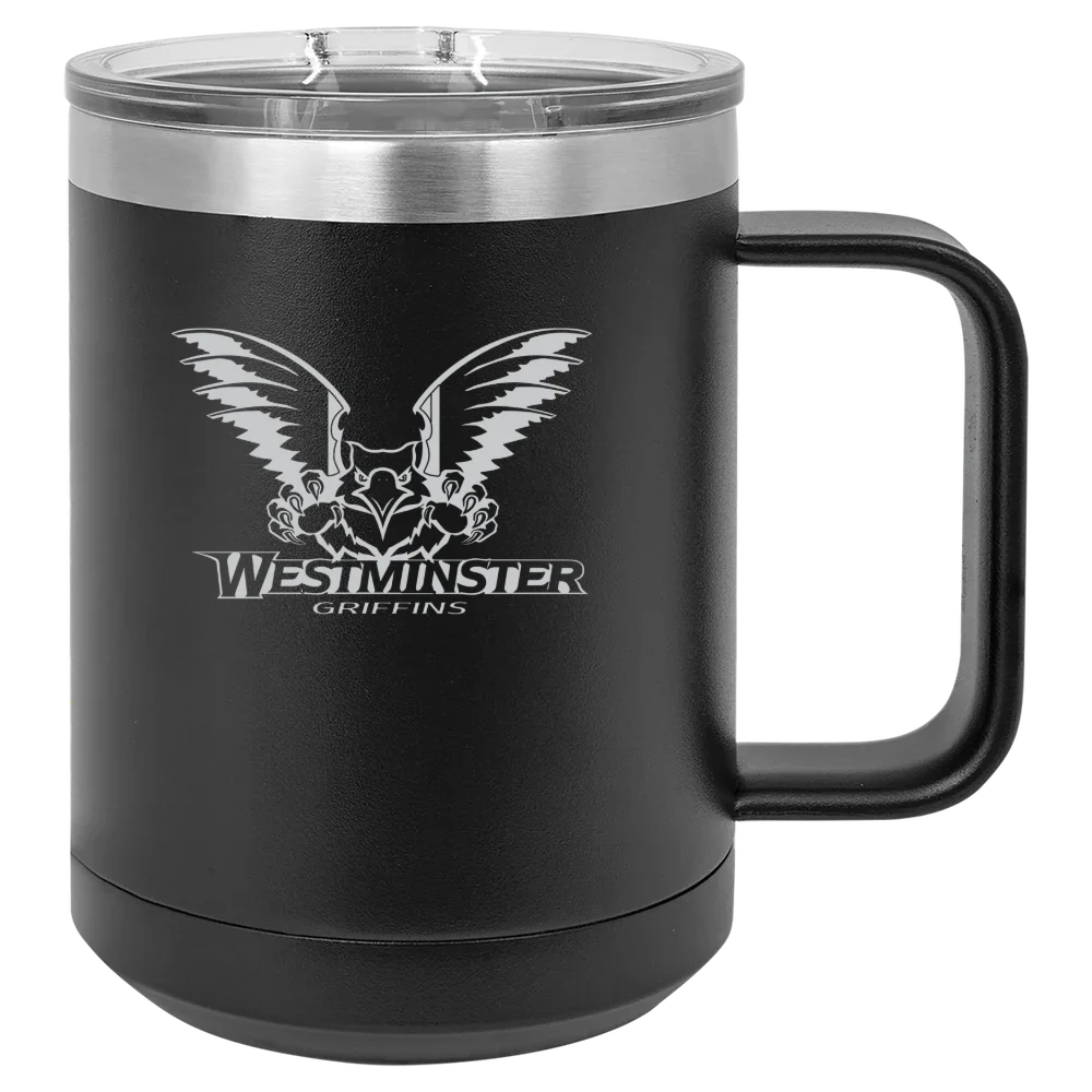 Westminster University (Utah) Polar Camel 15 oz. Mug with Slider Lid