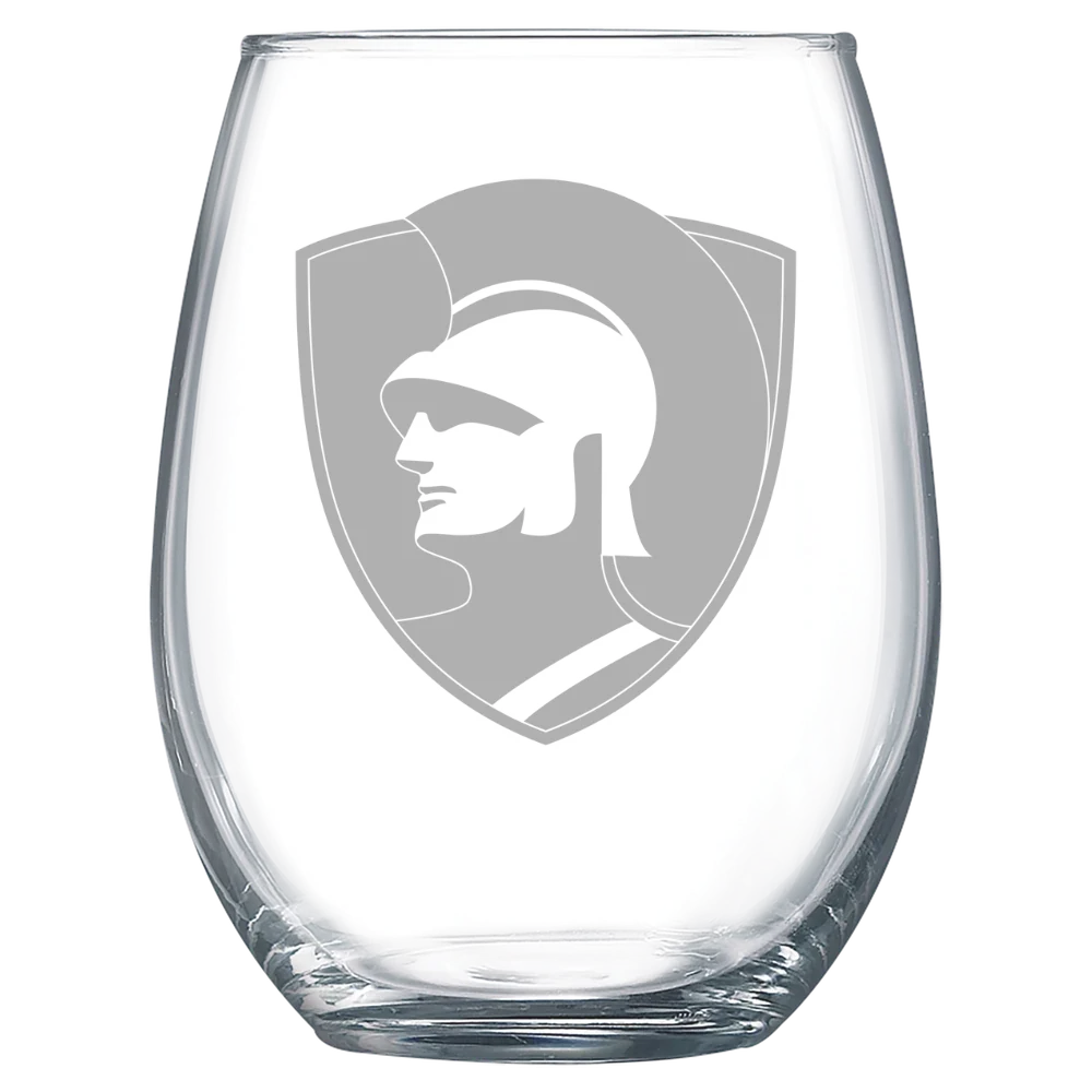 Westmont College Polar Camel 15 oz. Stemless Wine Glass