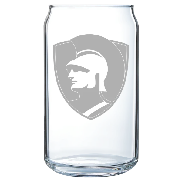 Westmont College Polar Camel 16 oz. Can Glass