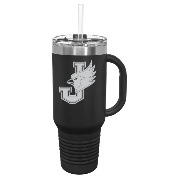 William Jewell College Polar Camel 40 oz. Travel Mug with Snap Lid & Straw