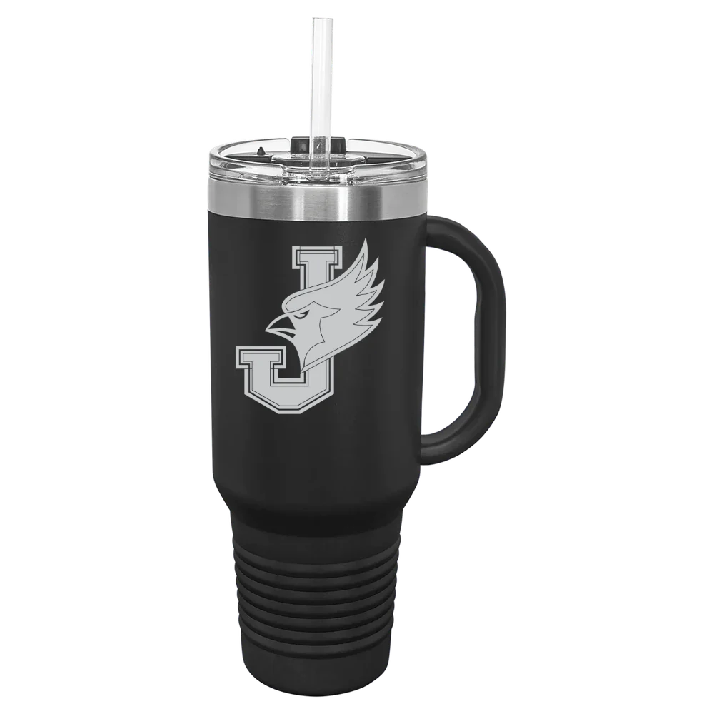 William Jewell College Polar Camel 40 oz. Travel Mug with Snap Lid & Straw