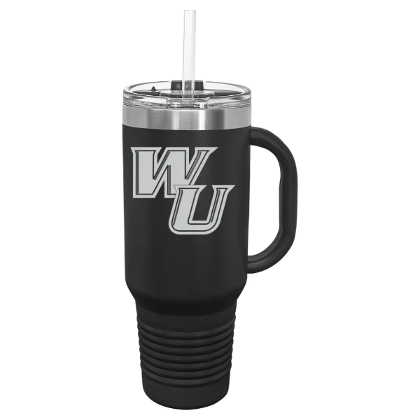 Wilmington University (Delaware) Polar Camel 40 oz. Travel Mug with Snap Lid & Straw