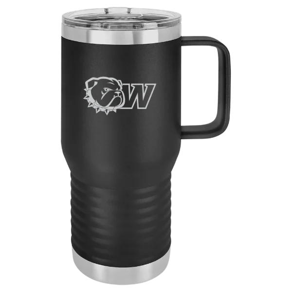 Wingate University Polar Camel 20 oz. Travel Mug with Slider Lid